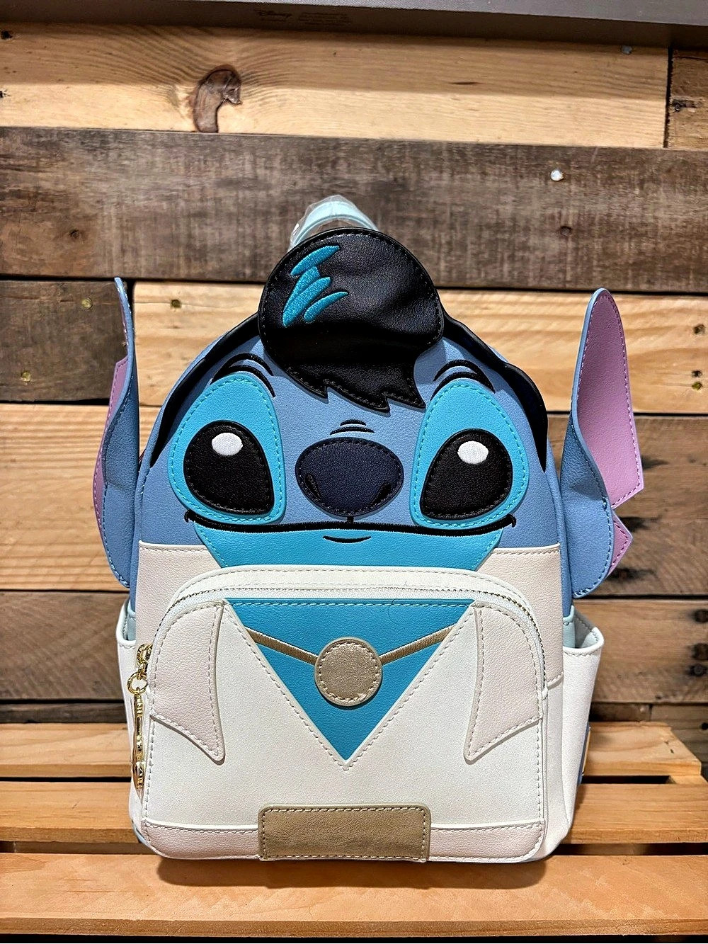 Loungefly Disney Lilo & Stitch Elvis Stitch Figural Mini Backpack Mini Backpack